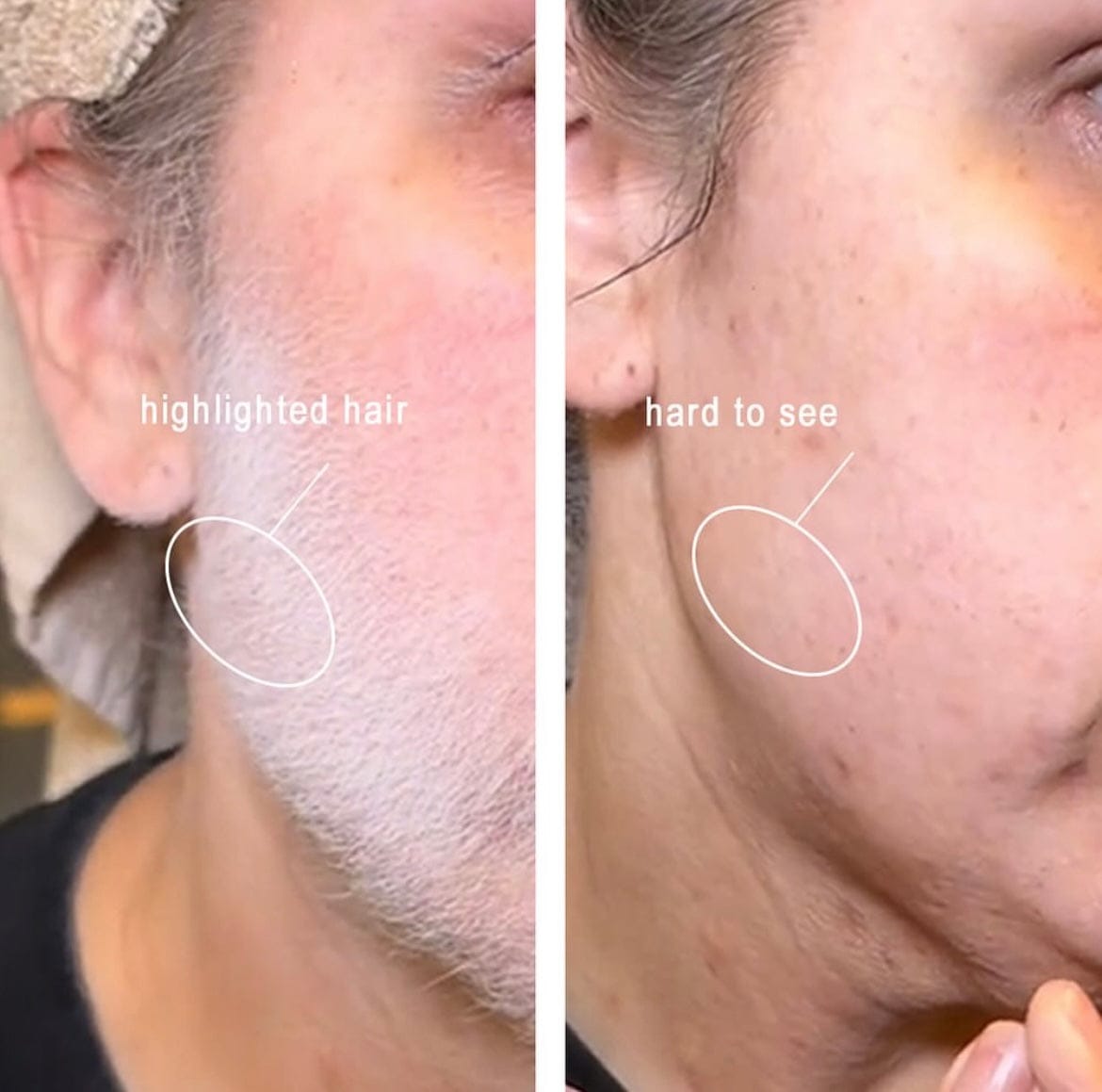 FACIAL HAIR IDENTIFIER SPRAY WITH FULL FACIAL KIT